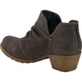 thumbnail image 3 of Women's Earth Origins Oakland Amanda Ankle Bootie Grey Suede 8.5 M, 3 of 5