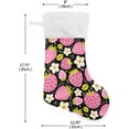 thumbnail image 6 of SKYSONIC Strawberry Christmas Stocking Personalized Large Candy Stocking Hanging Gift Xmas Stockings Decoration for Family Holiday Party Ornaments Decor Fireplace, 6 of 7