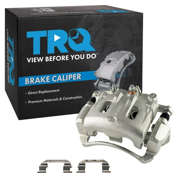 TRQ Front Left Brake Caliper w/Bracket Drivers Side Compatible with 2012-2015 Chevrolet Captiva Sport 2007-2009 Equinox Pontiac Torrent 2008-2010 Saturn Vue Suzuki XL-7