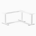 thumbnail image 2 of Desky Zero Fixed L-Shape Desk Frame - Matte Black, 2 of 4