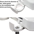 thumbnail image 1 of 4 Pack WC Vis Charnières de Toilettes Boulon Expansion Caoutchouc Top Écrous Fixations à Vis Fixer WC Raccords à Trous Borgnes, 1 of 5