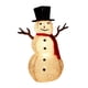 thumbnail image 4 of Navidad adorno de luz centros de mesa escultura figurita suministros accesorios para fotos accesorios luminosos para fiesta Halloween BLESIY Figura de luz de muñeco de nieve, 4 of 8