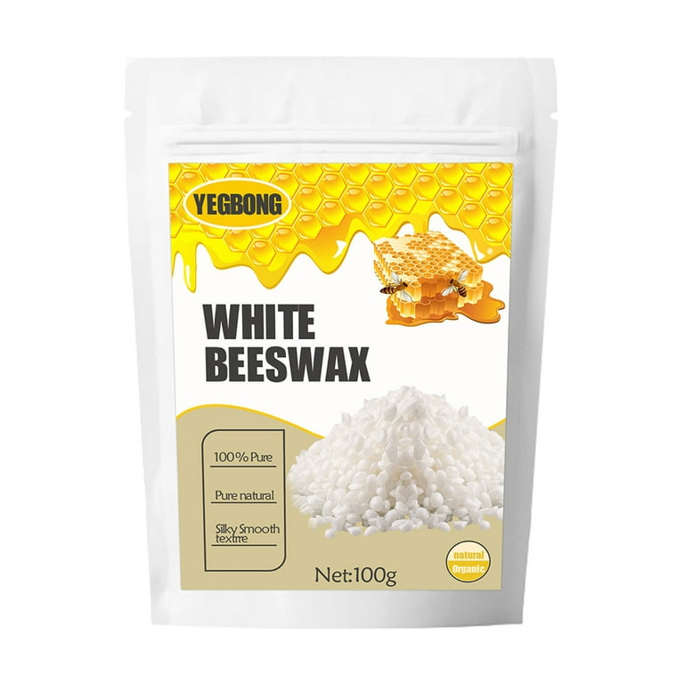 White Beeswax Pellets | Beeswax Pellets for Skin and Candles Wax | Pure  Beeswax for DIY Skincare | Beeswax Pastilles are Easy to Use and Melt | 1  LB