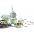 thumbnail image 3 of KitchenAid 10pc Hard Anodized Ceramic Cookware Set - Pistachio, 3 of 6