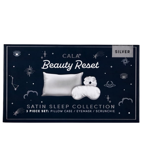 BEAUTY RESET SATIN SLEEP COLLECTION (SILVER)