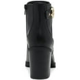 thumbnail image 3 of Giani Bernini Womens Halllee  Faux Leather Lug Sole Ankle Boots, 3 of 3