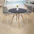 thumbnail image 4 of Mesa Eames Comedor Melamina redonda Negro Mundo In MUNDO IN MESA OSLO, 4 of 8