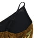 thumbnail image 5 of Vestido de baile de salón latino Zulema Negro Oro, 5 of 8