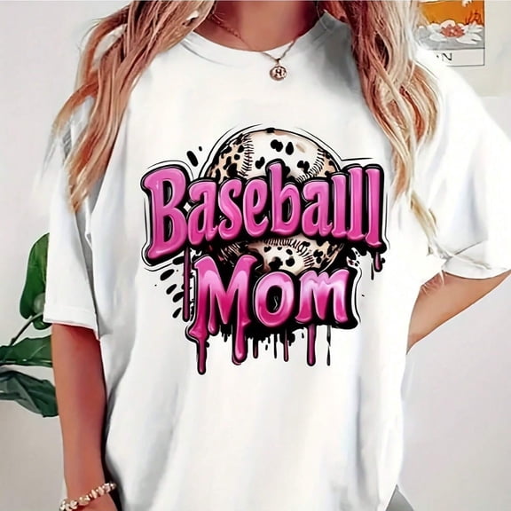 Baseball Mom Pattern T-S1Hirt