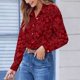 thumbnail image 2 of TaTaai Women Printed Casual Button Down Shirt Long Sleeve Collared Blouse Ladies Spring Autumn Daily Street Wear Soft Breathable Machine Washable No Fading Stylish Top Gift, 2 of 6