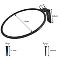 thumbnail image 2 of 468 Inch Wall Mounted Ring Planter Stand Football Basketball Storage Bracket Organizer Rack For Sports, 2 of 3