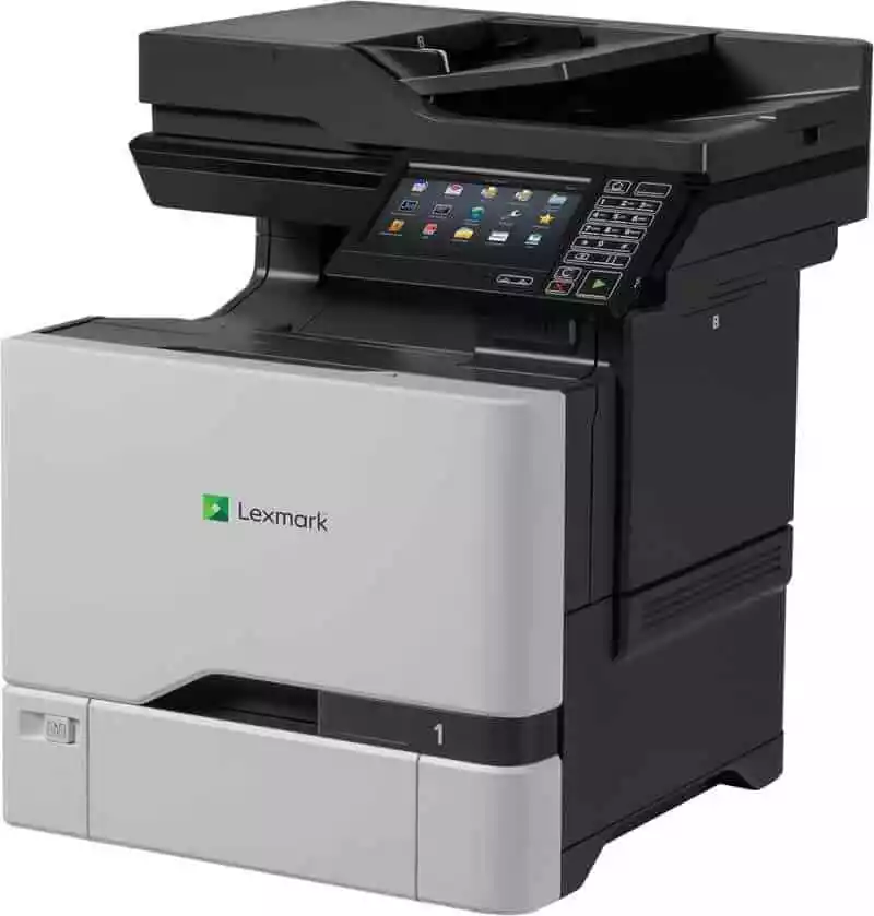 Lexmark XC4150 Color Multifunction Printer – Copy/Print/Scan/Fax, Duplex, Network & USB, 50 ppm