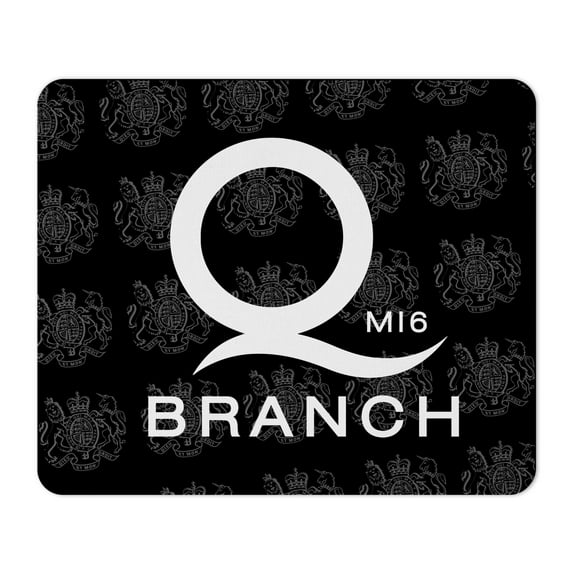 James Bond Q Branch 1/4" Thick Mousepad