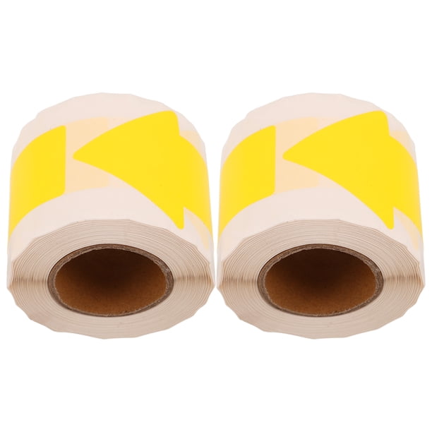 unbranded Pegatinas Adhesivas Para Tuberías Con Flechas Amarillas Para Identificación De En Plomería