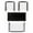 Brown/White Cushion, variant on SAFAVIEH Krissy Outdoor Patio 4 Piece Conversation Set, Black/White