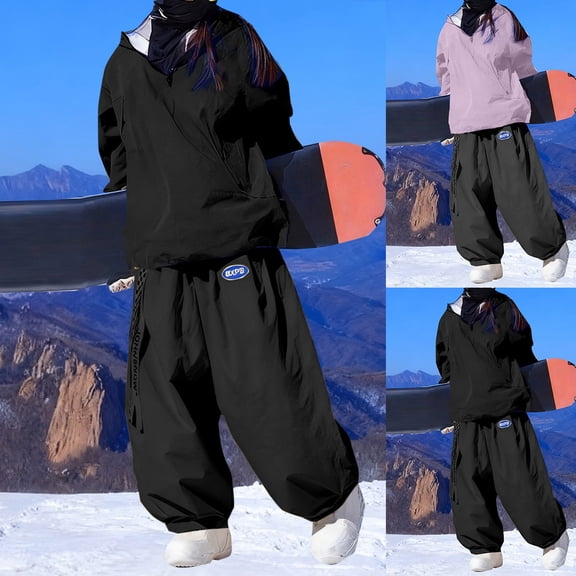 Aboser Womens Insulated Snow Suit Winter Skiing Snowboarding Snowsuits 2 Piece Ski Jackets and Pants Set Outdoor Warm Windproof Skisuit