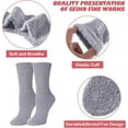 thumbnail image 5 of Womens Fuzzy Socks Cozy Fluffy Winter Warm Slipper Socks Microfiber Soft Home Sleeping Socks, 5 of 12