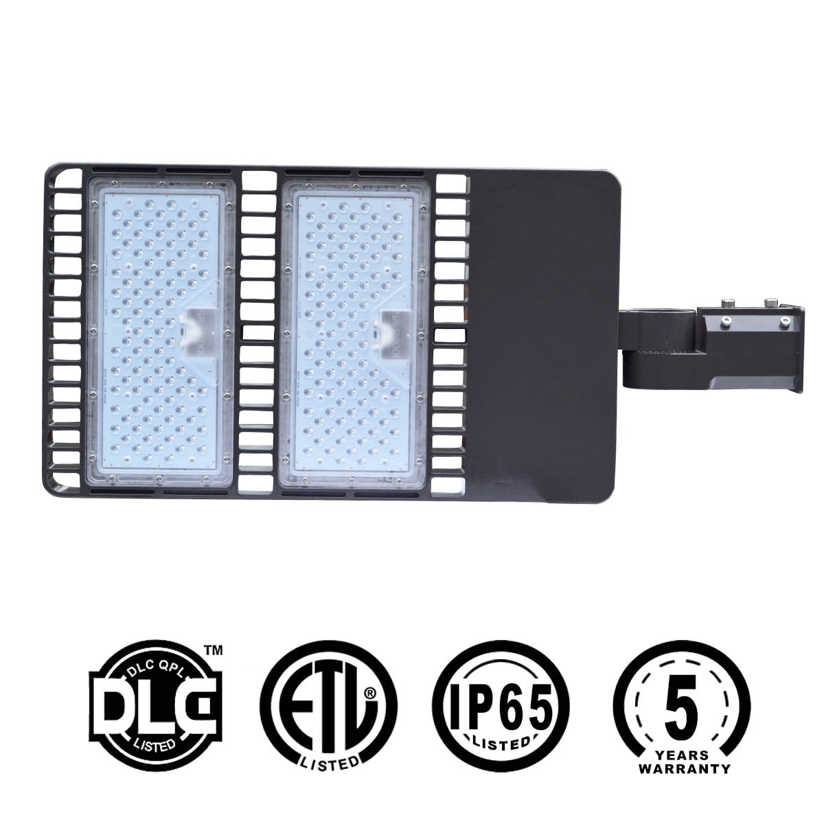300W LED Parking Lot Lights 36000LM Natural White 5000K IP65 Waterproof Outdoor LED Lights Dusk to Dawn Photocell