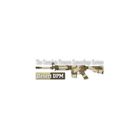 Lauer Custom Weaponry TP47P Desert DPM Peel N Spray Template, Handgun Size