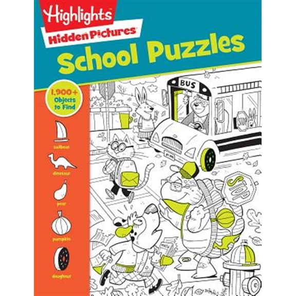 Pre-Owned School Puzzles (Hidden Pictures) Paperback