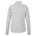 thumbnail image 5 of North End NE725W Women's Spirit Textured Quarter-Zip Pullover-PLATINUM HEATHER-XL, 5 of 6