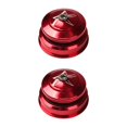 thumbnail image 2 of Yuarrent Juego de tazones para bicicleta de montaña, auriculares con rodamiento de bicicleta, tapas superiores selladas con horquilla de tubo Rojo 2Conjunto, 2 of 6