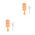thumbnail image 4 of Naiovety Plastic Rice Ball Mold Portable Reusable Kitchen Ergonomic Tools Cooking Maker Children Washable Beginner 2Conjunto, 4 of 6