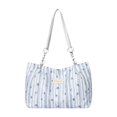 thumbnail image 1 of Bolso tote para mujer, bolso de hombro moderno y ligero para el trabajo, el ocio y las compras. Azul, 1 of 9