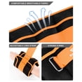 thumbnail image 2 of Par de pesas para tobillo Fragraim ajustables de 1 a 8 libras, color naranja, 2 of 6