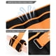 thumbnail image 2 of Par de pesas para tobillo Fragraim ajustables de 1 a 8 libras, color naranja, 2 of 6