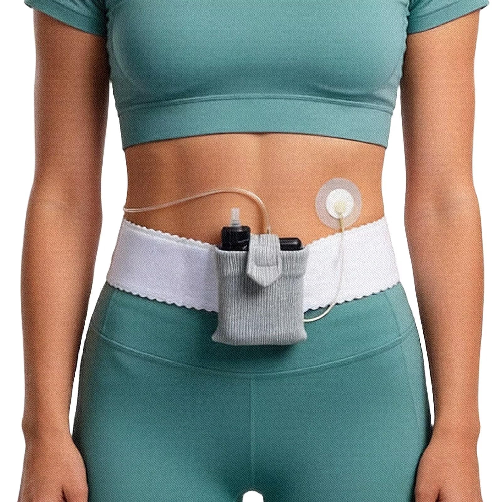 RUIFUU Insulin Pump Holder Waist Belt Breathable Diabetic Pump Case Diabetic Insulin Pump Belts for Adults Diabetic Pouch Belt for Sports Diabetic Supplies