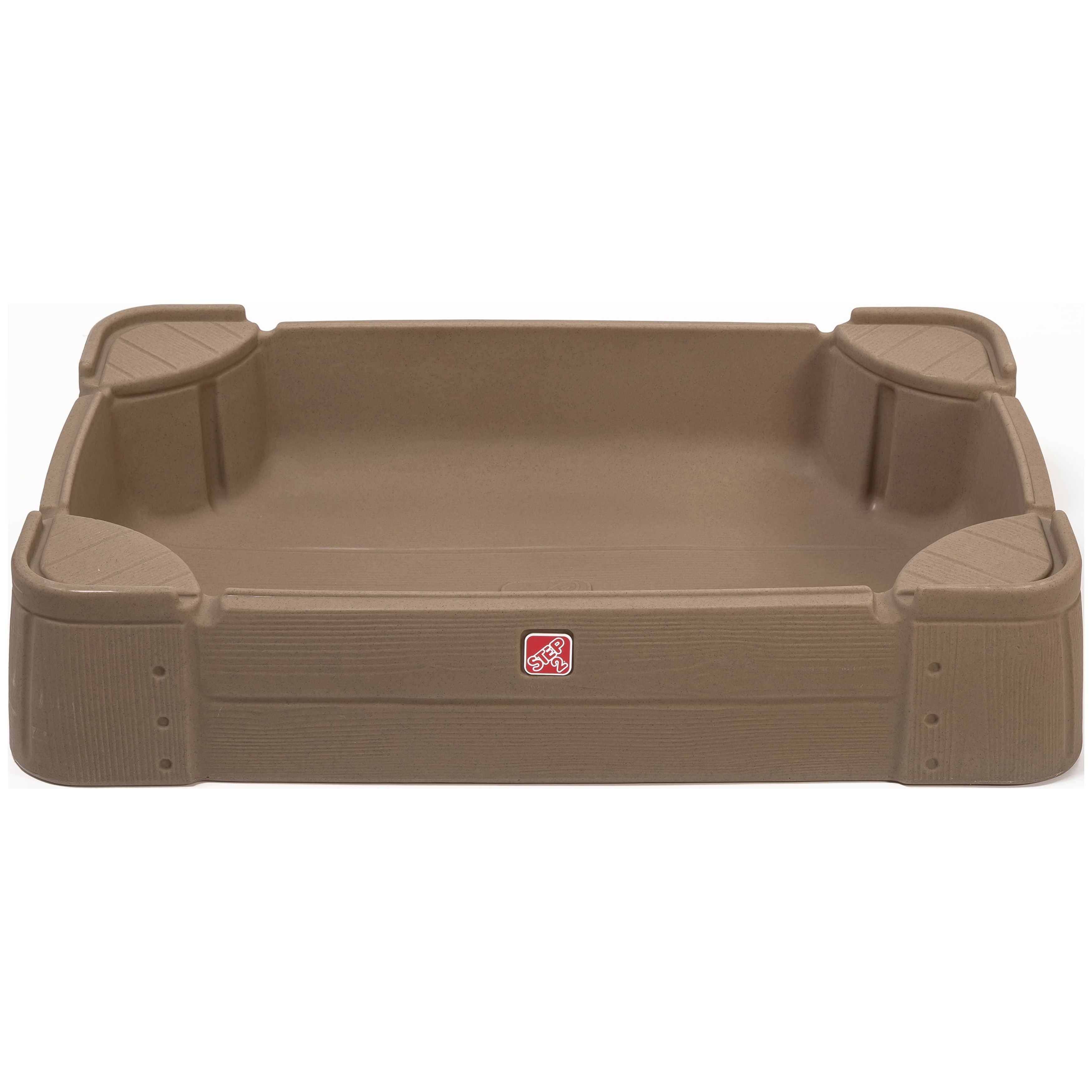 Step2 Play and Store Sandbox Brown Plastic Kids Outdoor Toy with Cover - image 5 of 16