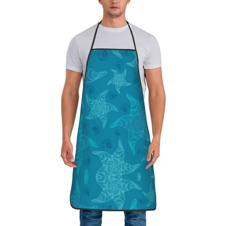 

Kitchen Aprons Animal Pattern Background Apron For Cooking Painting Bbq Grilling Baking