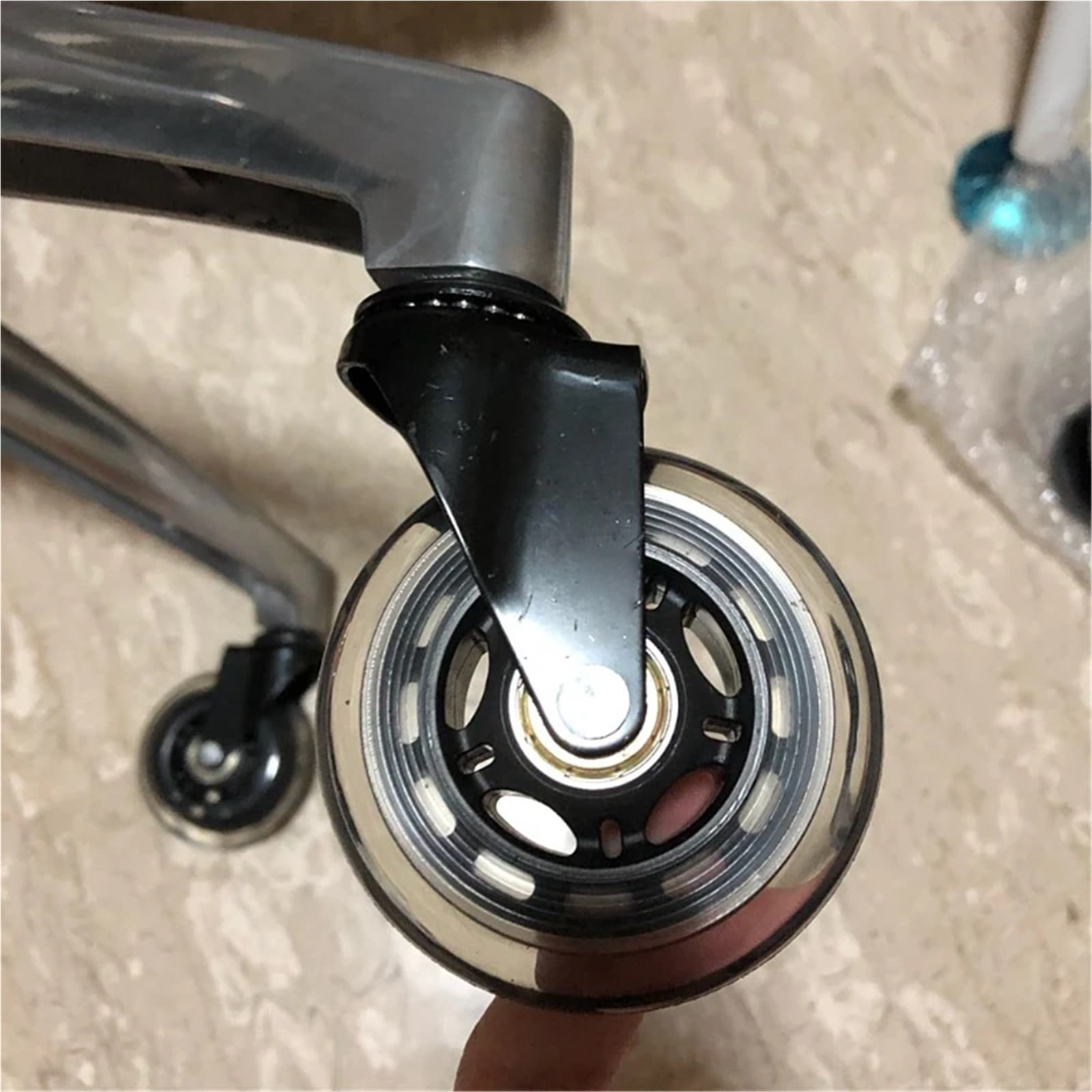 Universal 2.5" PU Office Chair Wheels Replacement Chair Caster ,Reliable