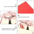 thumbnail image 2 of Love Anniversary Card For Wife Lovers 2 Pcs Cherry Blossoms Commemorative Paper Cards Memorial Gifts, 2 of 6