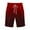 Red, variant on WREESH Men's Bermuda Shorts Cotton Linen Shorts Drawstring Waist Casual Gradient Short Pants Walking Shorts Olive Green