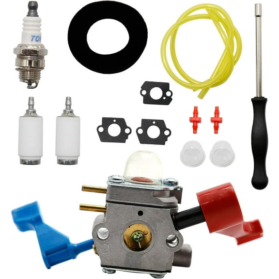 Carburetor with Air Filter Replacement for Poulan FL1500 Leaf Blower C1U-W12B 530071629