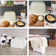thumbnail image 4 of Cotton/Polyester Quilted Toaster Cover for Two Slice Toaster and Dust & Fingerprint Protection, Machine Washable. (Beige, 11.5 x 8 x 8 in), 4 of 7