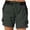 Dark Gray, variant on yillto Womens Sweat Shorts with Pockets Wide Leg Loose Short Sweatpants Casual Elastic Waist Shorts