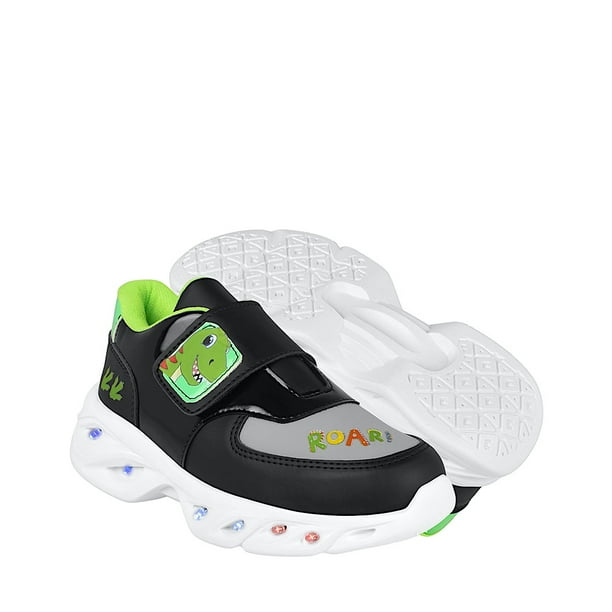TENIS CASUALES NIÑO STYLO 3008 SIMIPIEL NEGRO 18-21