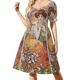 thumbnail image 1 of Alphonse Mucha - Vestido de manga corta Topacio, vestido de verano, vestido de fiesta de lujo para mujer, 1 of 7