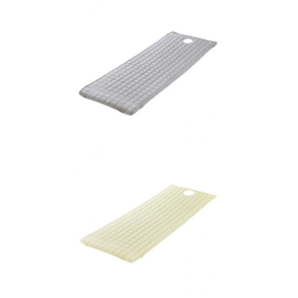 Colchones de Masaje con Agujero Accesorios para Camillas en Masaje profesion Beige + Gris
