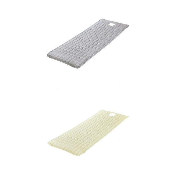 2x Colchones de con Agujero Cosméticos Salón Spa Cama Sofá Mantel Ropa de Cama - Gris Sunnimix Cojín de colchón de mesa de masaje