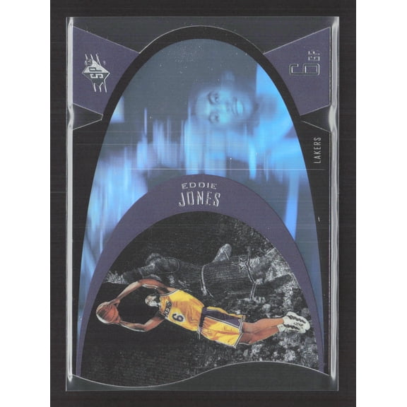 1997 Upper Deck SPx Eddie Jones SPX23 Los Angeles Lakers Basketball Card Los Angeles Lakers NBA Basketball Trading Card