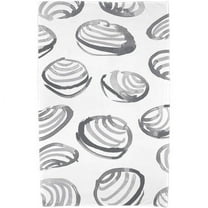 Simply Daisy 30" x 60" Clams Geometric Print Beach Towel