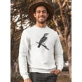 thumbnail image 2 of Melodious Willow Warbler Sketch  Sweatshirt Men -Image by Shutterstock, Male Small, 2 of 4