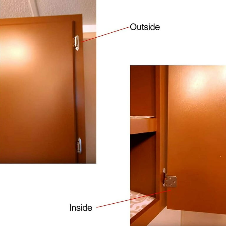 Outside cabinet 2024 door hinges