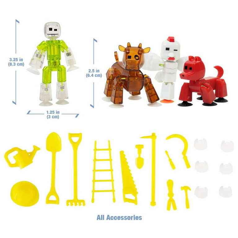 Stikbot | Farm Theme Pack Bundle | Zing Toys Style A