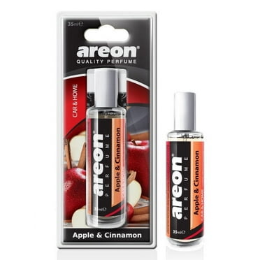 Areon CAR Perfume 35 ml I Car & Home Air Freshener Spray I Apple & Cinnamon Scent
