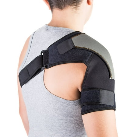 Shoulder Brace for AC Joint & Tendinitis | Shoulder Support for Pain Relief & Injury Prevention | Compression Shoulder Ice Pack | Single Shoulder Support Rotator Cuff Brace for Women & Men by (Best Way To Sleep With Rotator Cuff Injury)